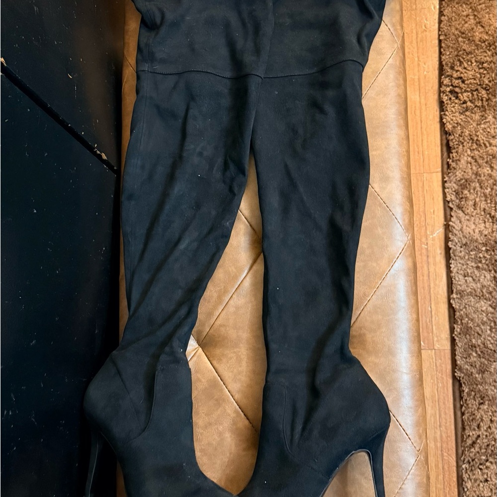 Aldo Black Over-the-Knee Boots